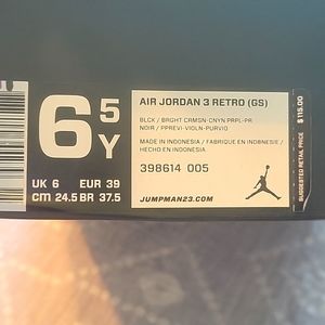 Nike Jordan Size 6.5Y